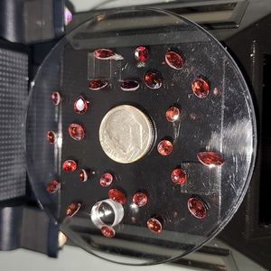 💝 25 Genuine Cut Garnet lot 2